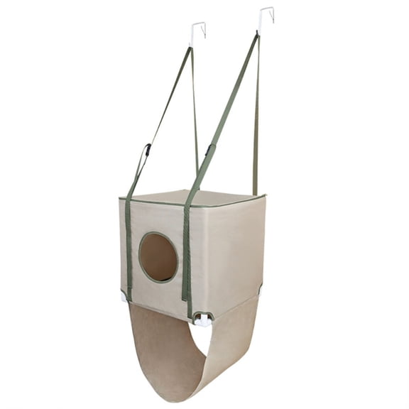 Yiran Cat Nest Hammock Door Hanging Two-Layer Cat House
