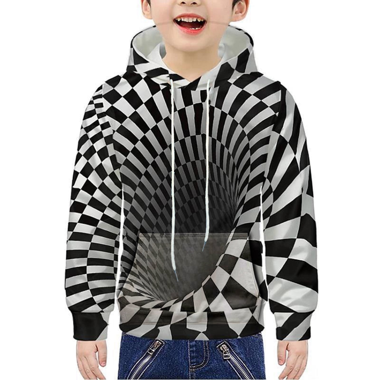 2 To12 Year Boys Girls 3D Printed Fashion Pullover Sweatshirts Novelty