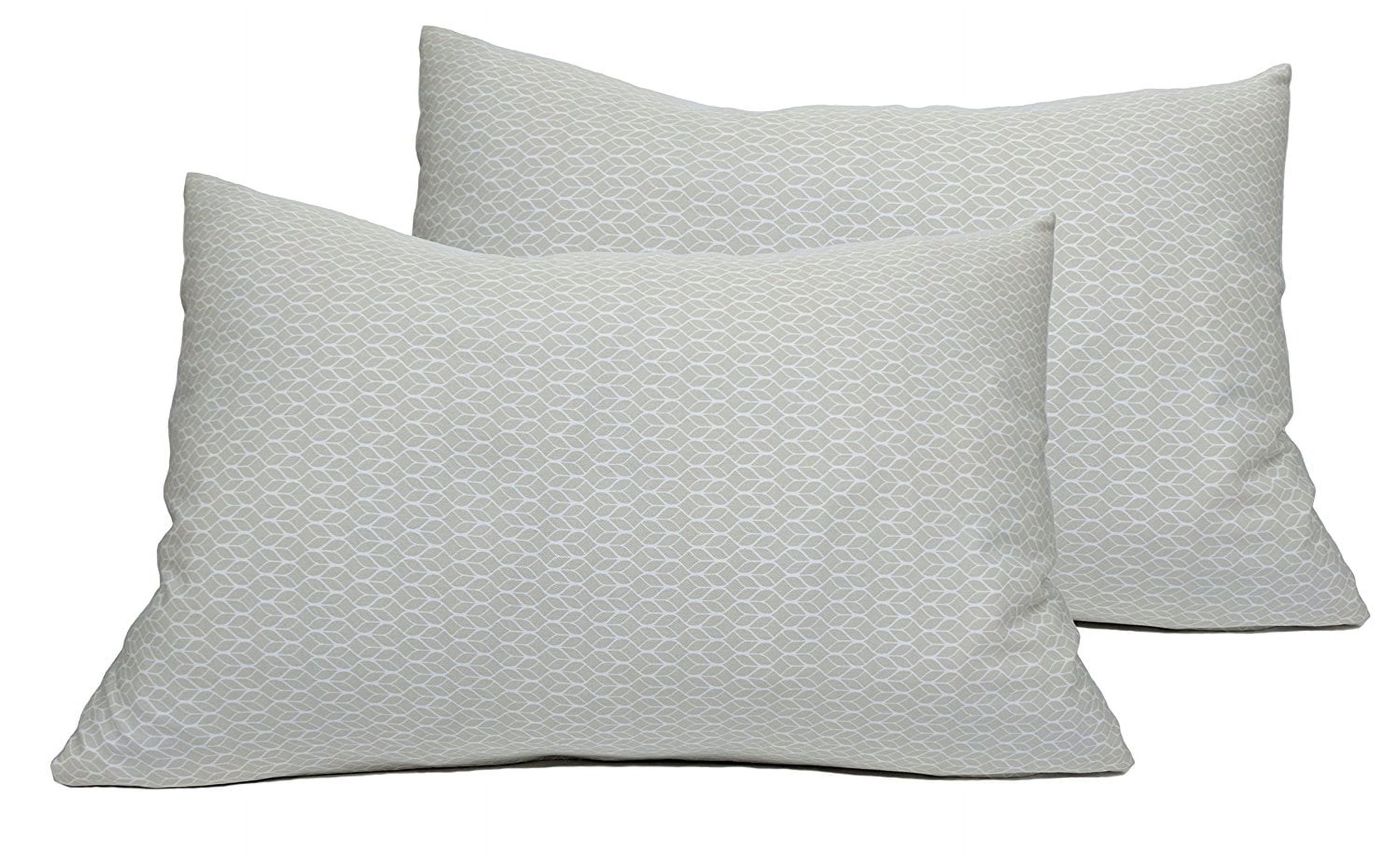 2 Toddler or Travel Pillowcases in Organic Cotton to Fit 13 x 18 and 14