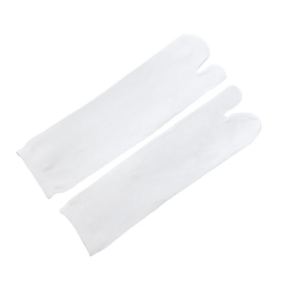 2-Toe Socks Flop Tabi Split Geta Clothing Toy White