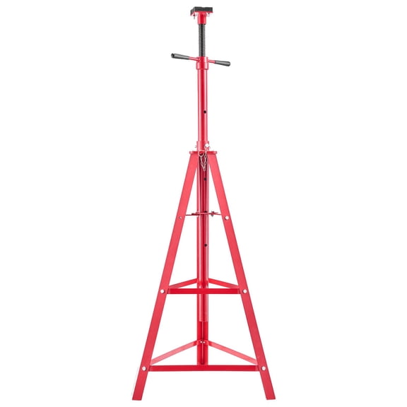 2 Ton Under Hoist Tripod Support Stand, 4409 lbs Max Load, 47.24"-84.65" Adjustable Height, 4 Levels Adjustment, Carbon Steel Auto Lift Support