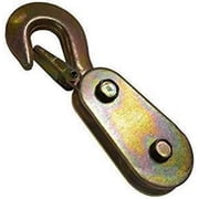 2 Ton Lifting Block Hook 6mm Cable Pulley Designed for 1/4" Cable