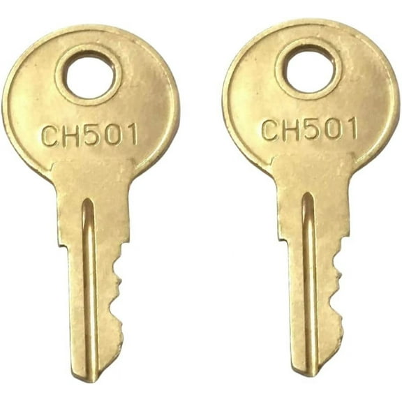 2 Toolbox Code Cut CH501 Truck Tool Box Lock Key