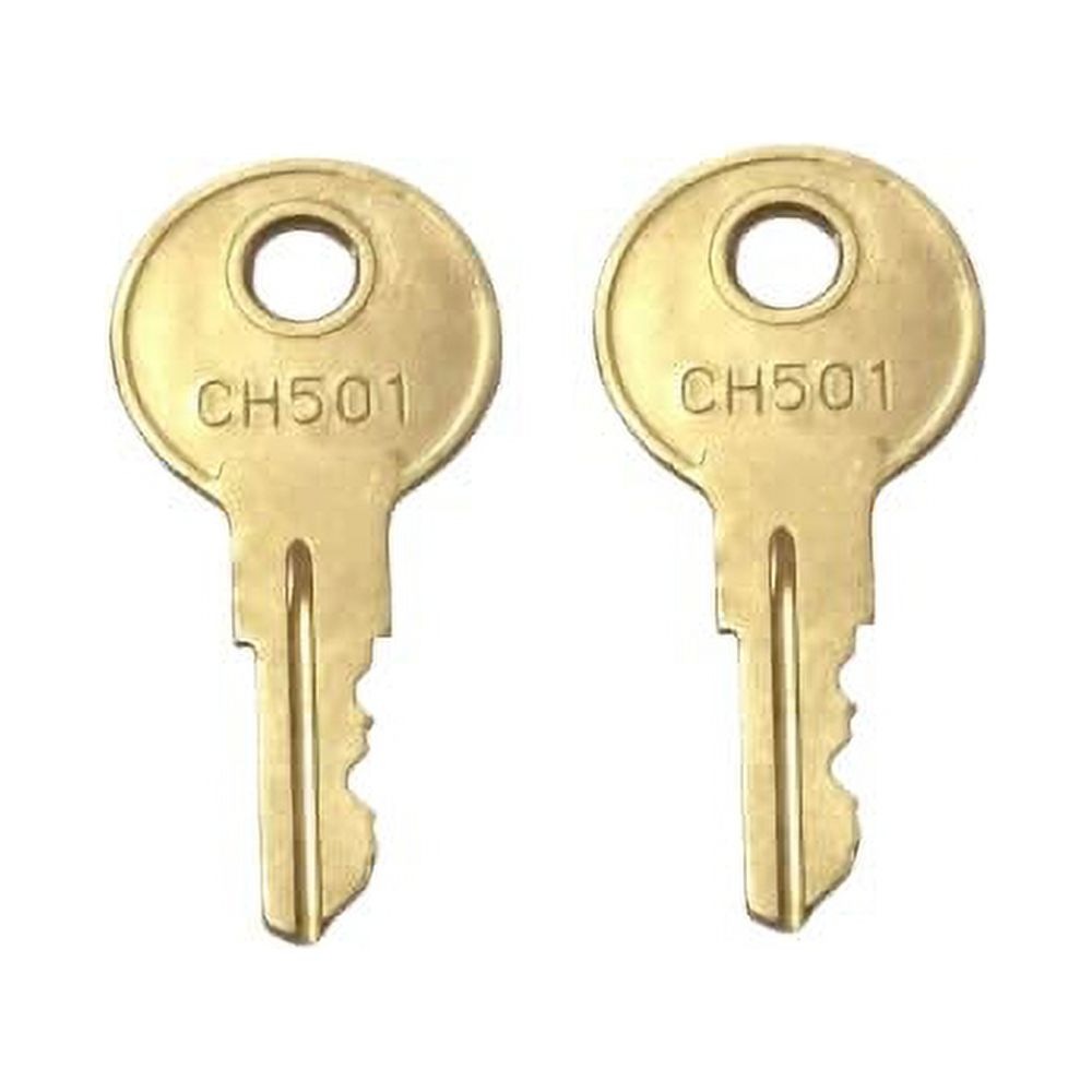 2 Toolbox Keys Code Cut CH501 Truck Lock Key