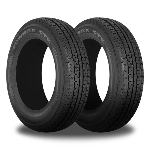 2 Towmax STR II ST 205/75R14 Load D Steel Belt Radial Camper/Boat