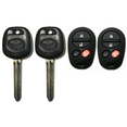 thumbnail image 1 of 2 Toyota Transponder Chip Key 44D Dot + Button Keyless Remote Gate GQ43VT20T VLS, 1 of 4