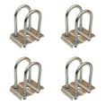 thumbnail image 1 of (2) Trailer Axle 2-3/8" Round U-Bolt Kits for Boat Camper Utility Trailers, 1 of 6