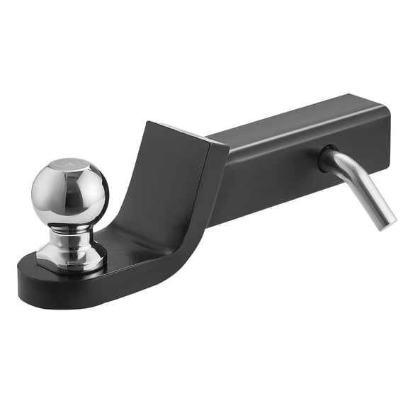 2" Trailer Hitch Ball Mount - 2" Drop/2" Rise Receiver with 7,500 lbs GTW Capacity - Compatible with Trucks, SUVs & Vans - Heavy-Duty Black Powder Coat Finish