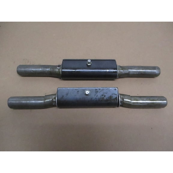 (2) Trailer Ramp Door Hinges / Weld On / 1" x 10" / Grease Fitting / 9 ga. Steel