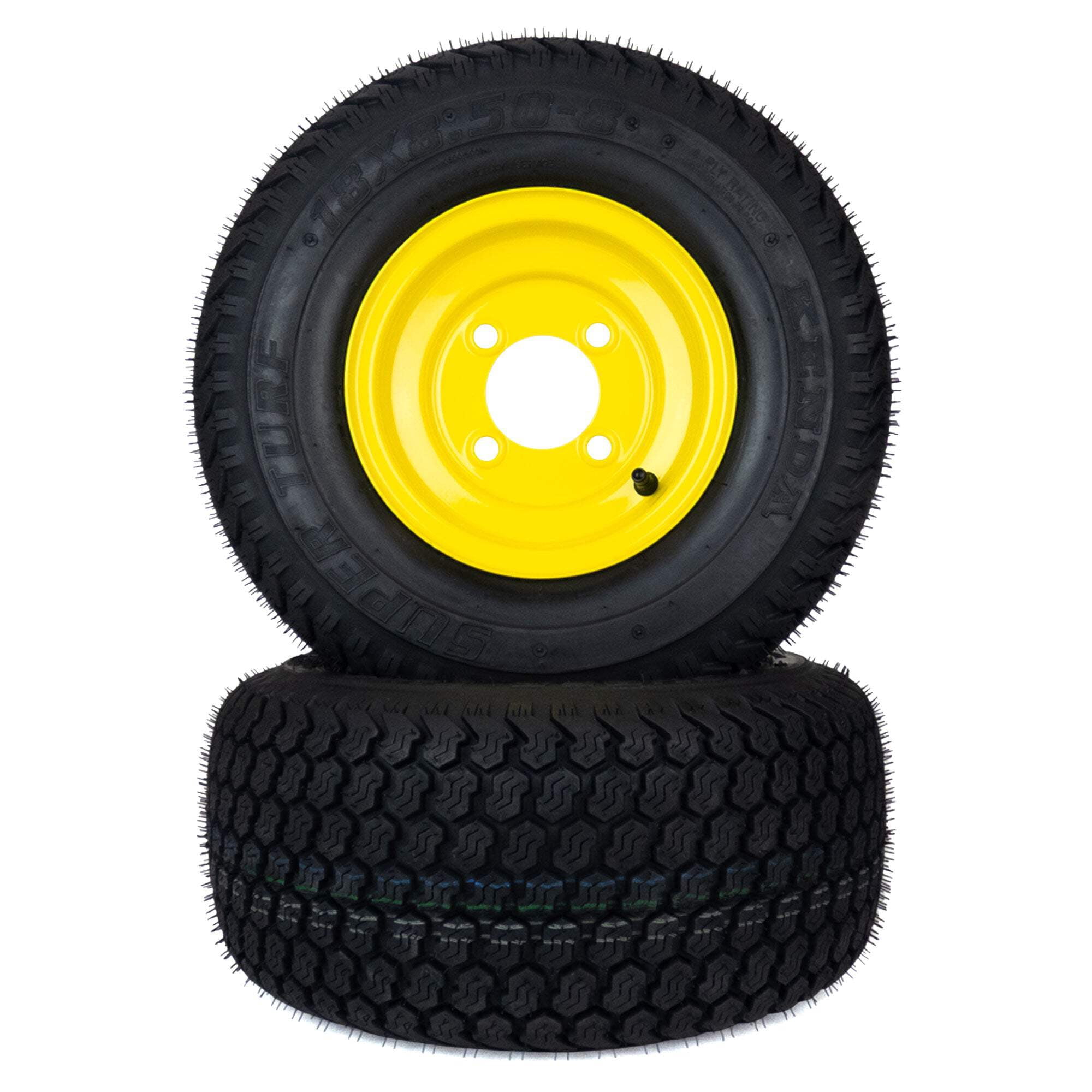 ありー タイヤ② 2) Super Turf Tire Assemblies 18x8.50-8 John Deere ZTrak 42