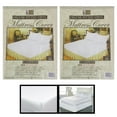2 Twin Size Bed Mattress Cover Plastic Waterproof Fitted Protector Mite
