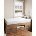 thumbnail image 1 of 2" [Twin XL] Mattress Topper, Memory Foam Mattress Topper Twin Extra Long for Dorm with Ultra Soft Cover & Corner Straps, Certified, 1 of 4