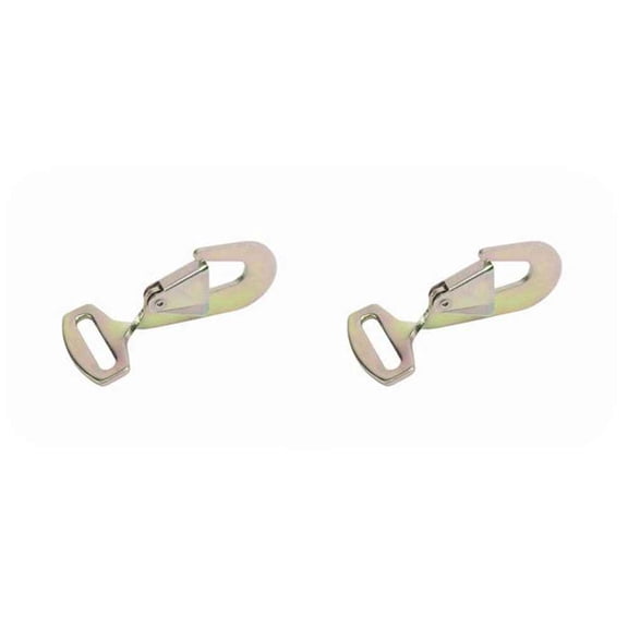 2" Twisted Flat Snap Hook - 2 Pack