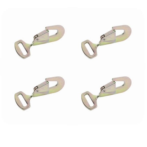 2" Twisted Flat Snap Hook - 4 Pack