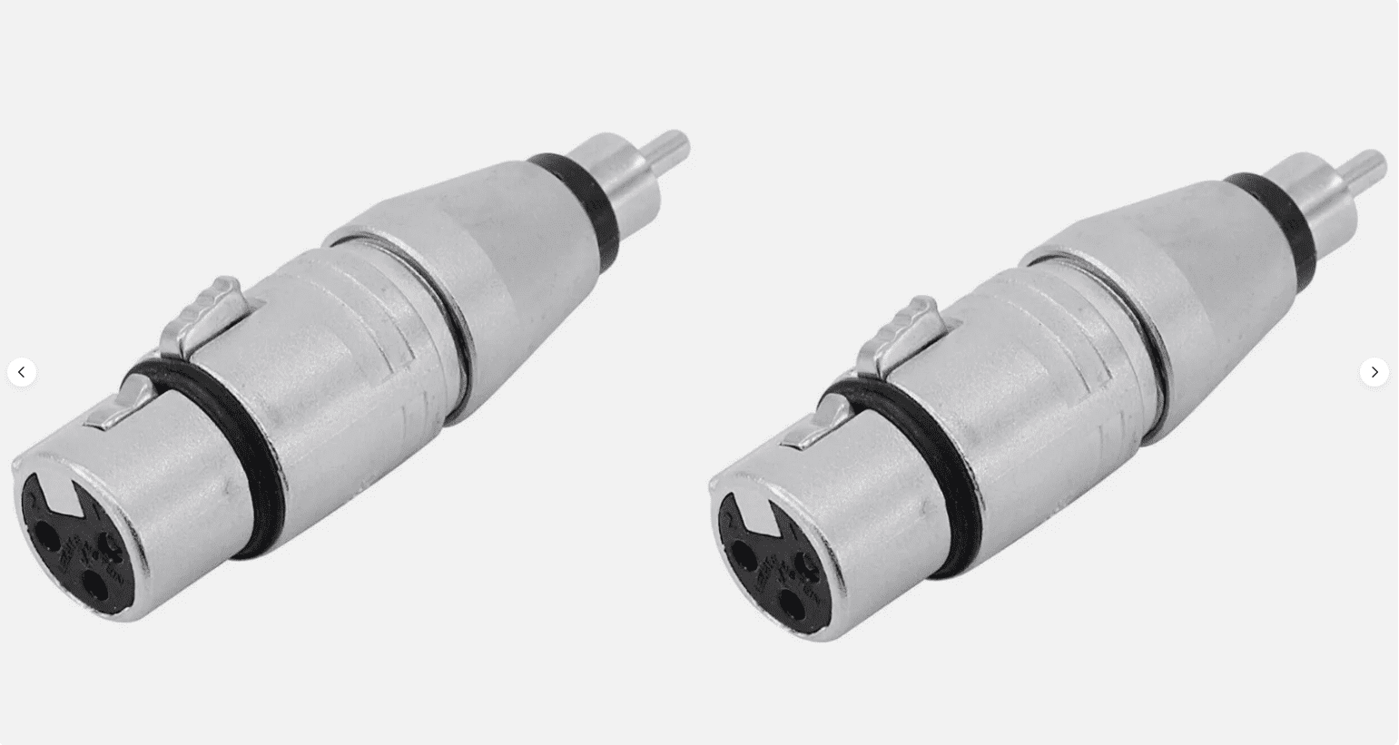 Genuine Neutrik NA3M5F DMX Adapter – 3-Pin XLR Male To 5-Pin XLR Female, 2-Pack For Lighting Setups