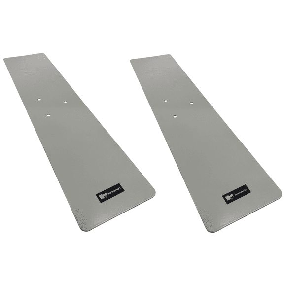 (2) Two Silver Metal 7"x29" Base For 6" Bolted Triangle Trusses DJ Lighting Arch