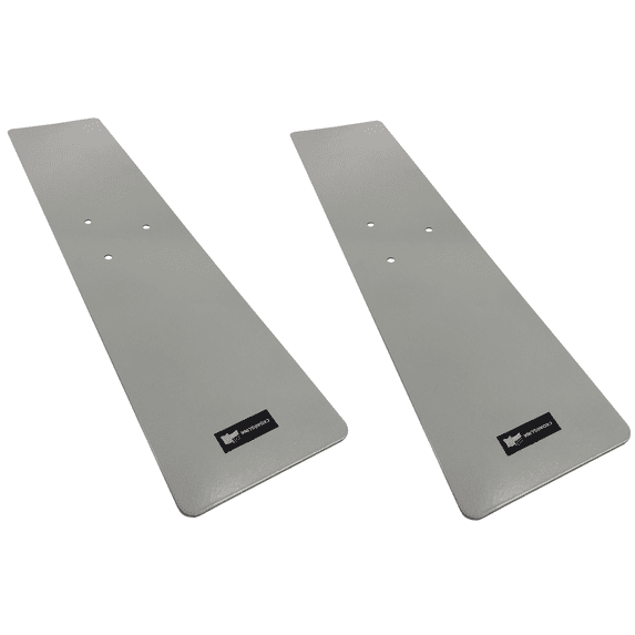 (2) Two Silver Metal 7"x29" Base For 6" Bolted Triangle Trusses DJ Lighting Arch