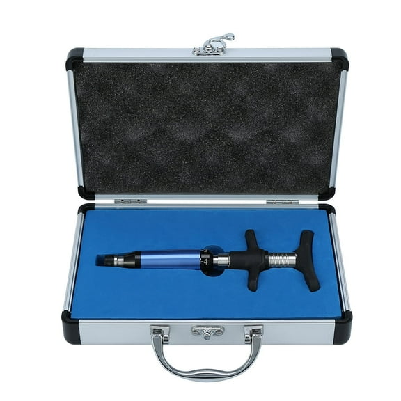 2 Types 6 Levels Manual Spine Spine Adjustment Correction Tool Spine Chiropractic Adjustment Tool Machine Corrector[6-speed four-head 300 Newton]