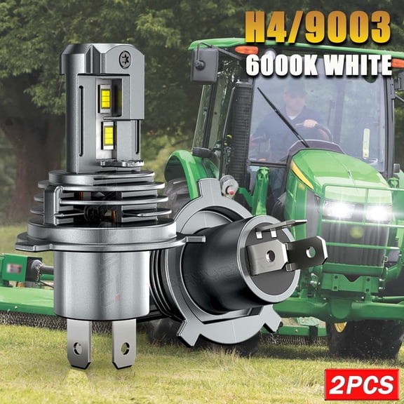2 Ultra Bright Hi/Low LED headlight bulbs for Deere 1023E, 2032R, 2038R, 2155