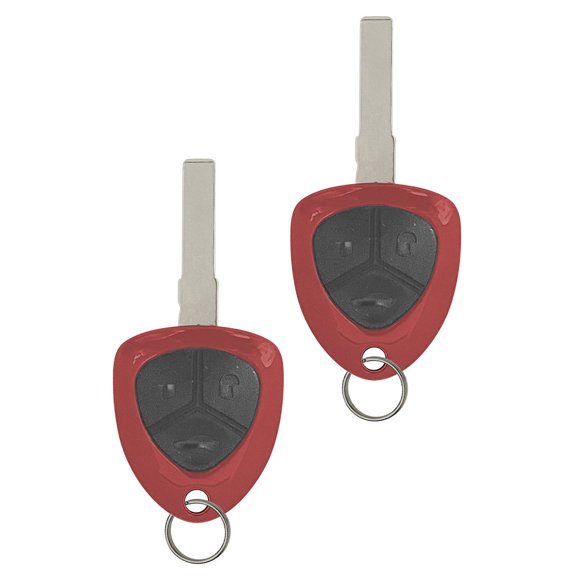2 Uncut Car Key Fob For 2011-2014 Ferrari 599 GTB 458 California FF Remote 433MHZ 48CHIP