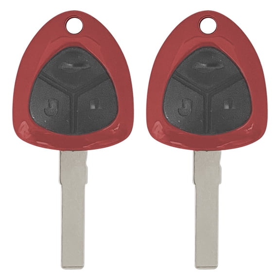 2 Uncut Car Key Fob For 2011-2014 Ferrari 599 GTB 458 California FF Remote 433MHZ 48CHIP