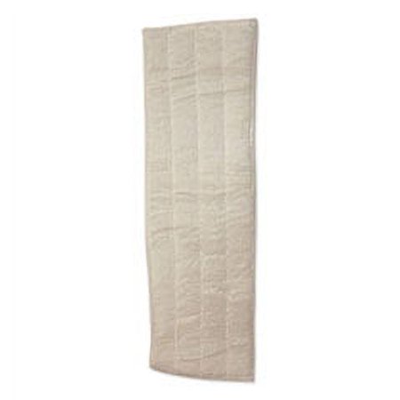 2 Unit Microfiber Wet Mops, 18 x 5, White