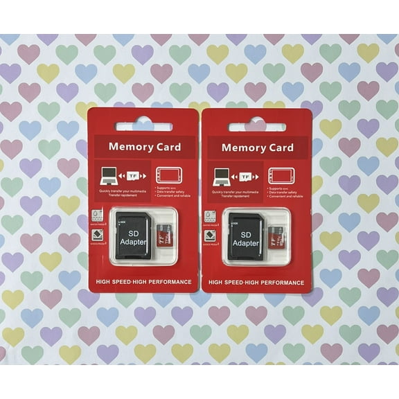 2 Unit x 1 TB Micro SD Card with Adapter, Speed TF Memory Card for Smartphone, Tablet, Camera, Drone