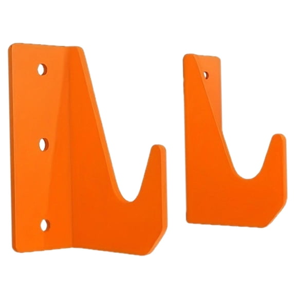 2 Units Garage Storage Hook Hose Organizer Durable Iron Wall Mount for Home Tool Room Organization