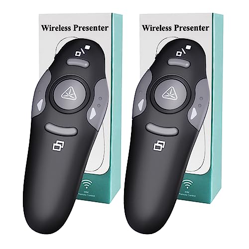 (2 Units) Wireless Presentation Clicker for PowerPoint, Wireless