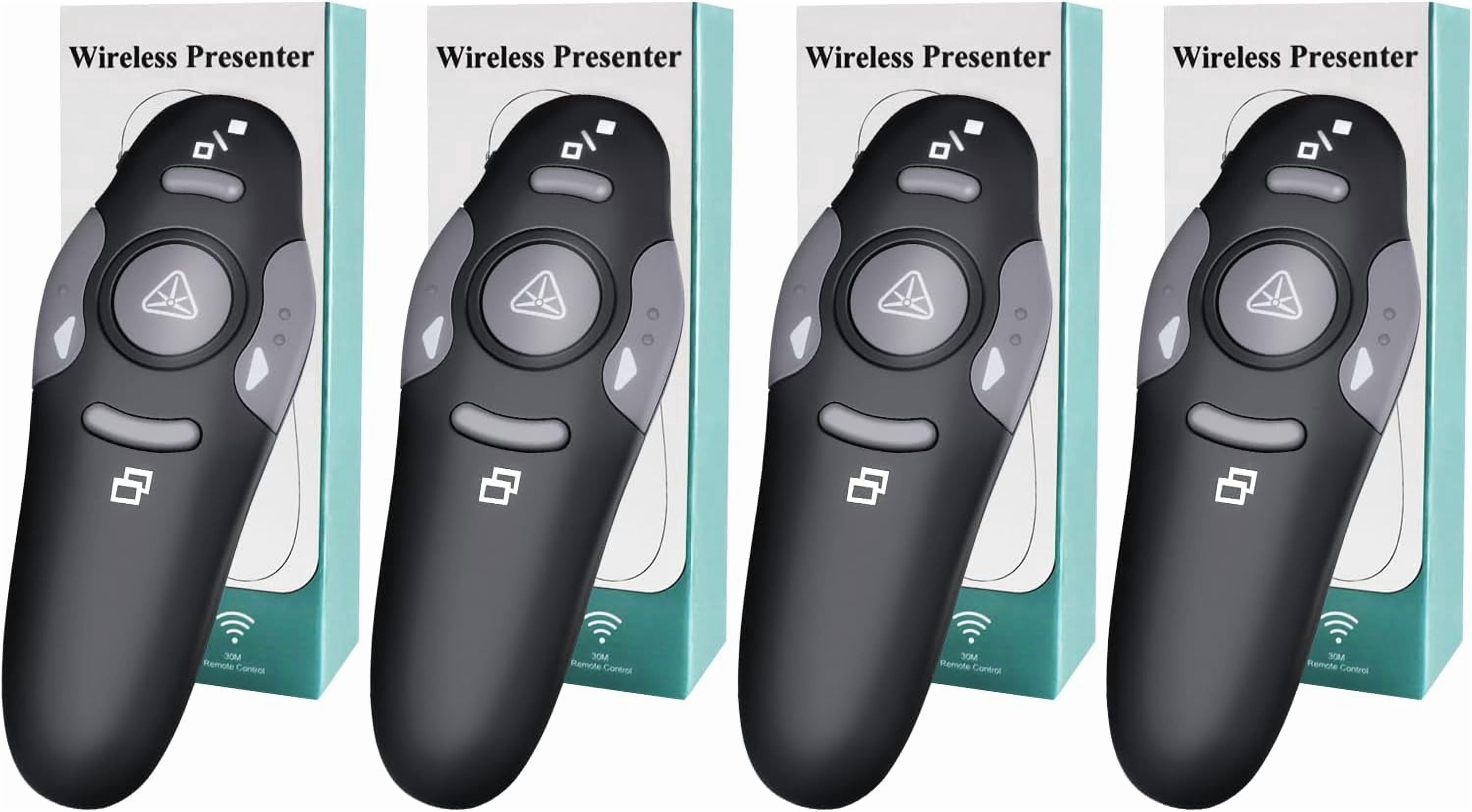 Computer Clicker Hand (2 Units) Wireless Presentation Clicker for PowerPoint, Wireless ...
