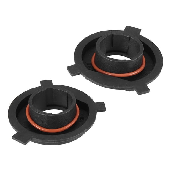 2 Universal Auto H4 LED Headlight Bulb Sockets