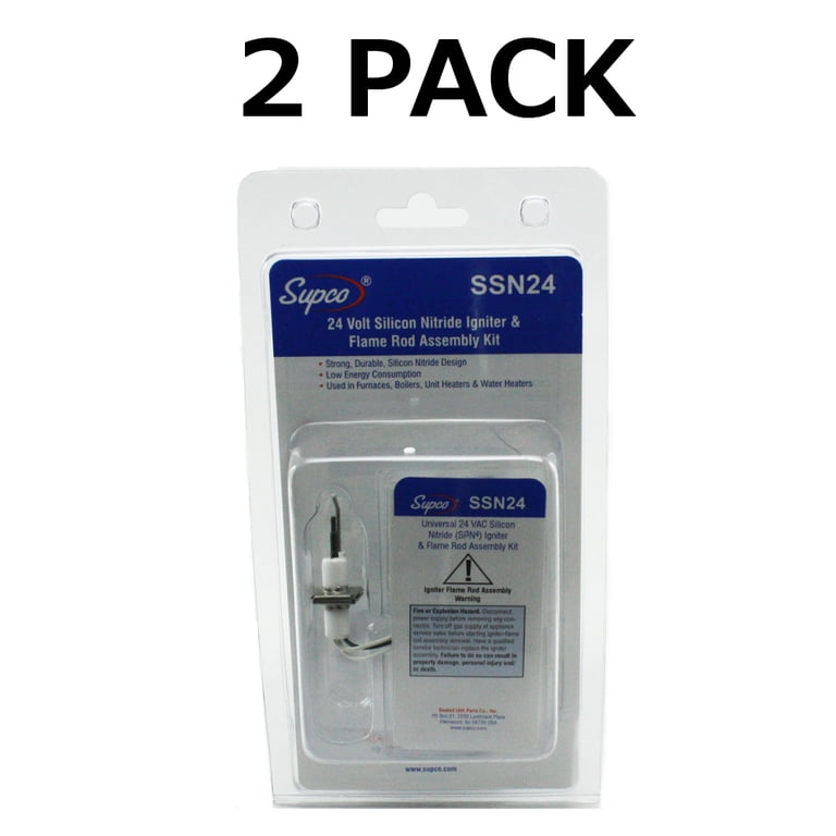 Furnace Ignitor - Replacement Hot Surface Pilot Ignitor For Honeywell Q3400A1024 / Q3400A 1024 Models
