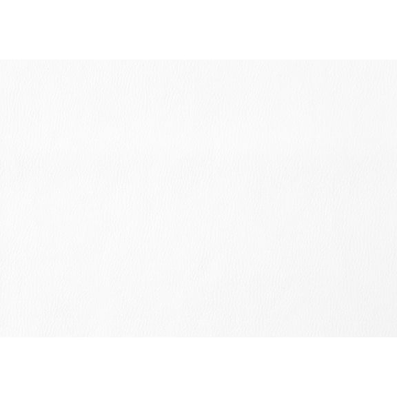 2 Upholstered Side Chairs, White Leather Look Finish, Minimalist Design / Positive Seating in Dining Spaces