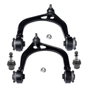 2 Upper Control Arm + 2 Lower Ball Joints Passenger Rh Driver Lh Suspension Kit Fits select 2005-2006 CHRYSLER 300C, 2006-2011 DODGE CHARGER