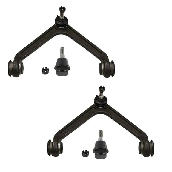 2 Upper Control Arm Pre-Assembled with Ball Joints + 2 Lower Ball Joints Front Suspension Kit for 5-Lug Models Fits select: 2002-2005 DODGE RAM 1500