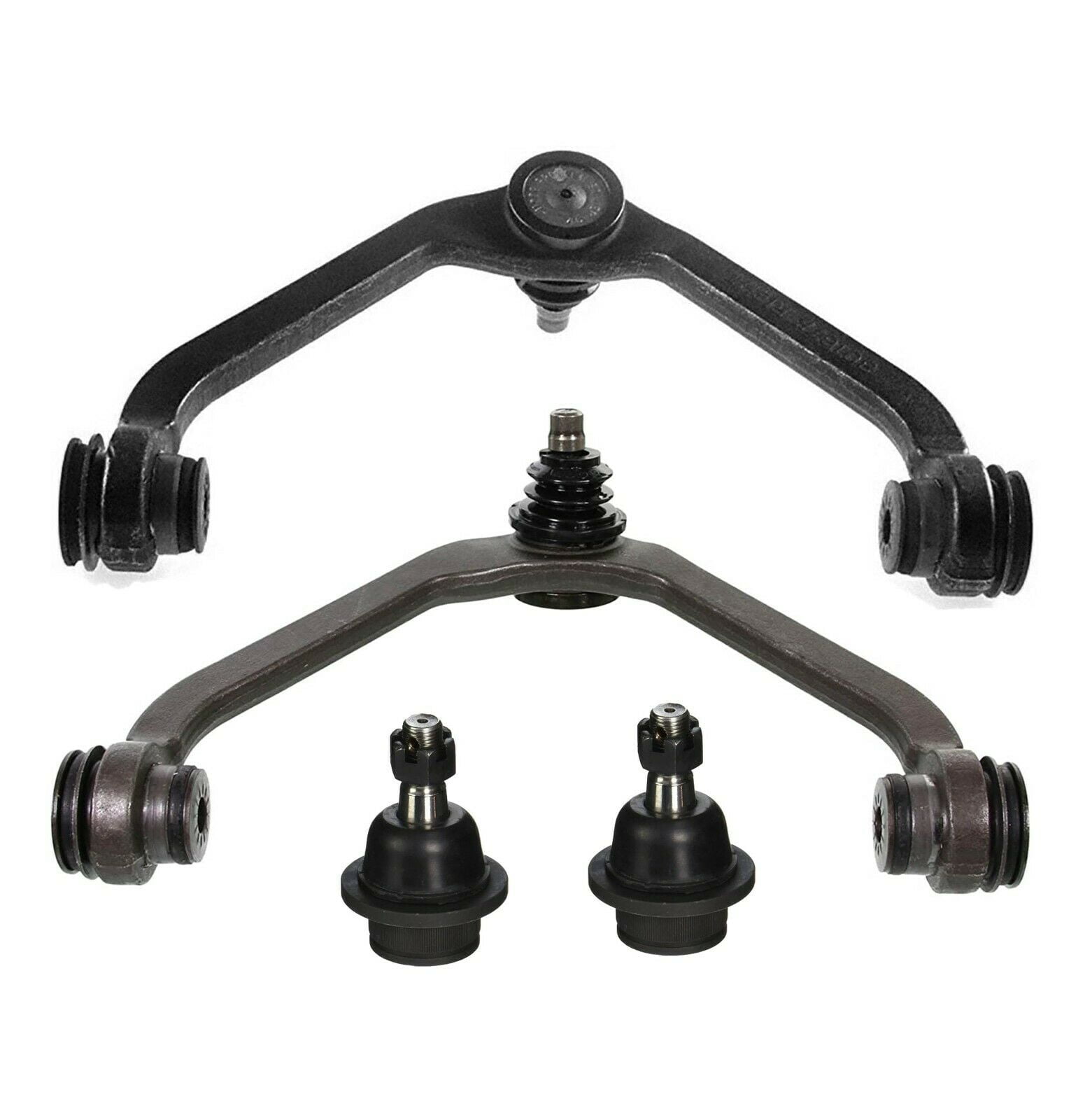 2003 Ford Ranger Lower Ball Joint Replacement 2 Upper Control Arms + 2 Lower Ball Joints Kit Passenger Driver Front