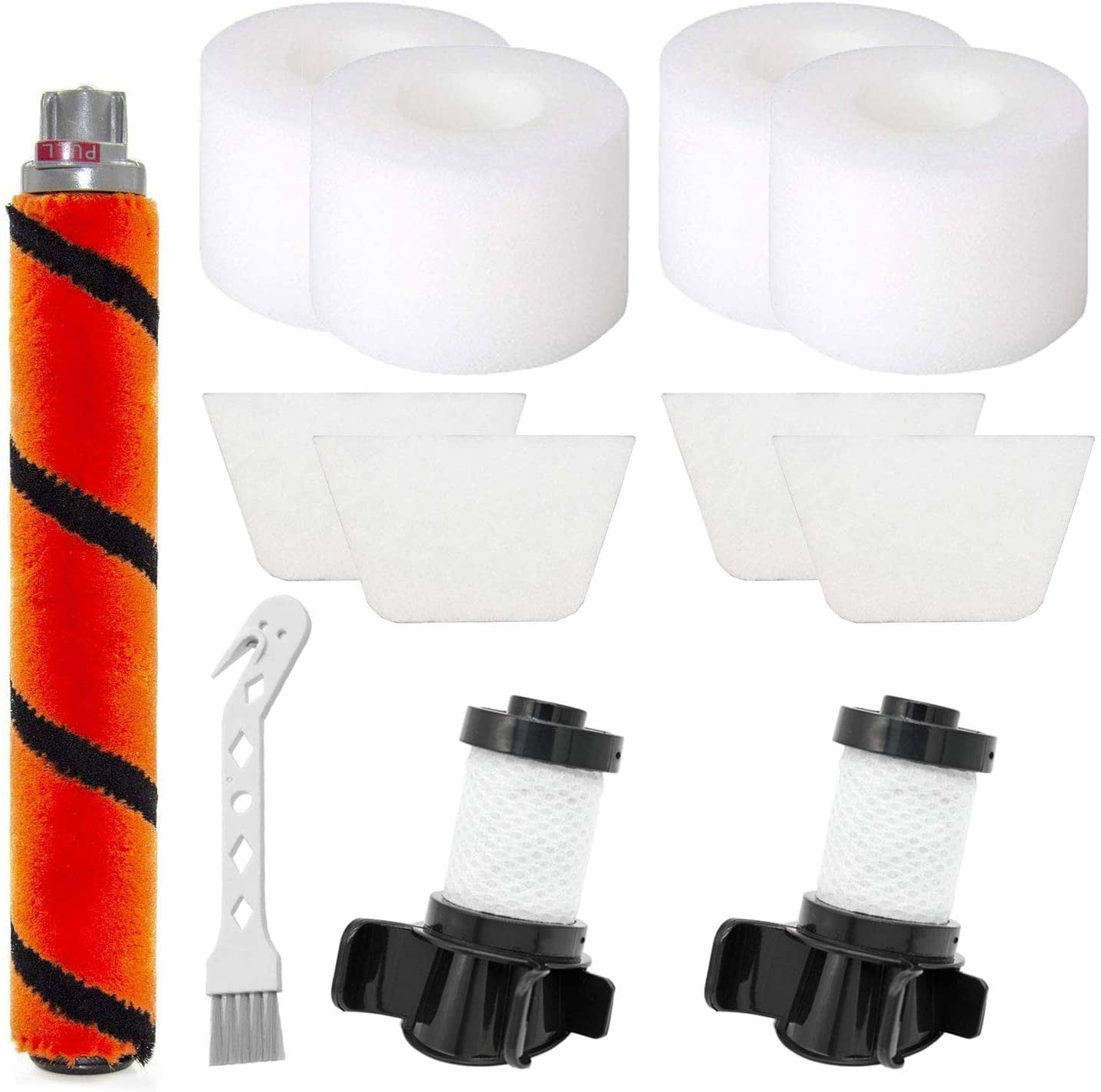 2 Vacuum Filters + 4 Foam Felt Filters + 1 Brush Compatible with Shark