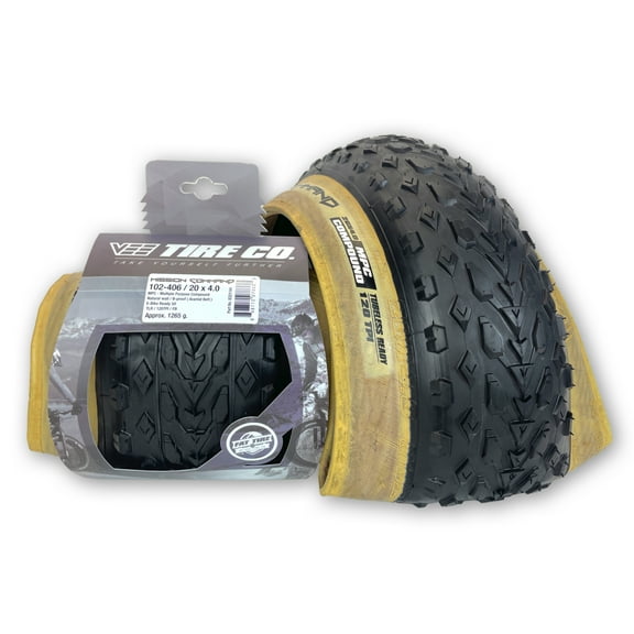 2 Vee 20x4.0 Bike Tires Mission Command E-Bike 50 B-Proof Aramid Belt Tubeless