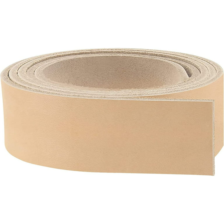 2 Vegetable Tan Import Cowhide Leather Strip 8/9 oz Size: 1-1/2x50 