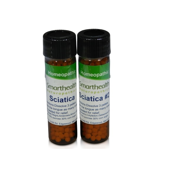 2 Vial Sciatic Formula. All Natural Homeopathic Pills,