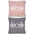 2 Vibration Massage Throw Pillows MultiFunctional, Comfortable and