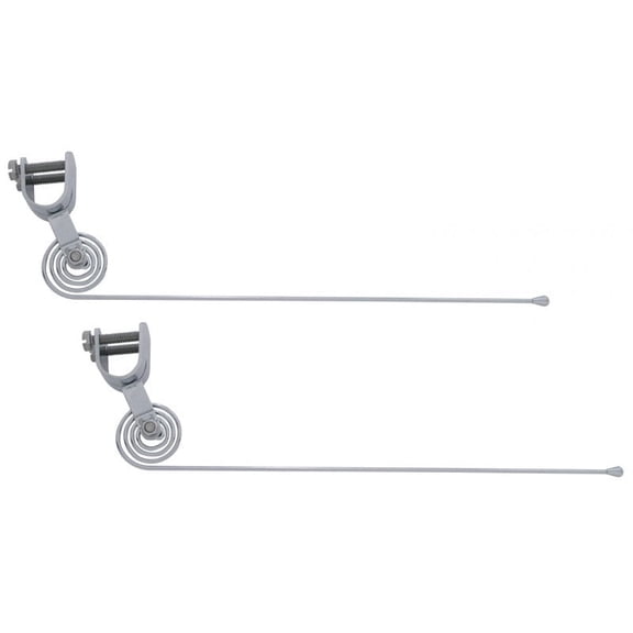 (2) Vintage Classic Antique Car Truck Universal Chrome Curb Feelers