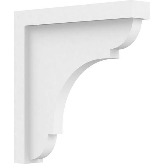 2"W x 12"D x 12"H Standard Bryant Architectural Grade PVC Bracket
