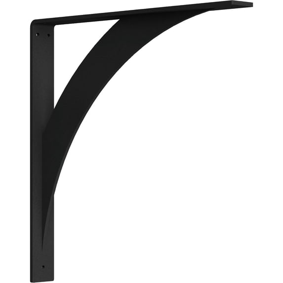 2"W x 18"D x 18"H Legacy Steel Bracket, Hammered Black