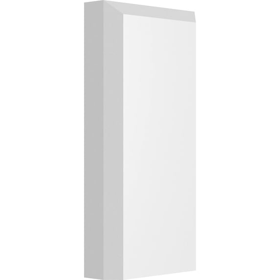 2"W x 4"H x 1"P Standard Foster Plinth Block with Beveled Edge (4-Pack)