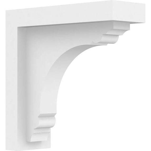 2"W x 6"D x 6"H Standard Warren Architectural Grade PVC Bracket