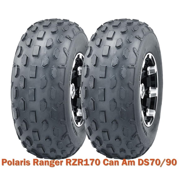 2 WANDA Sport ATV tires 19x7-8 fit Polaris Ranger RZR170 Can Am DS70/90 front