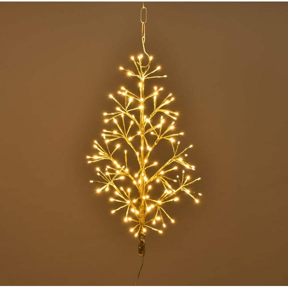 2' Warm White LED Wall Mount Tree