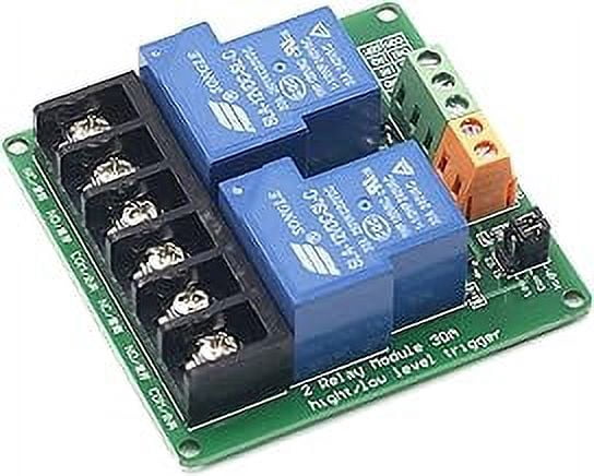 2-Way 30A high and Low Level Trigger Relay Module 5V Smart Home ...