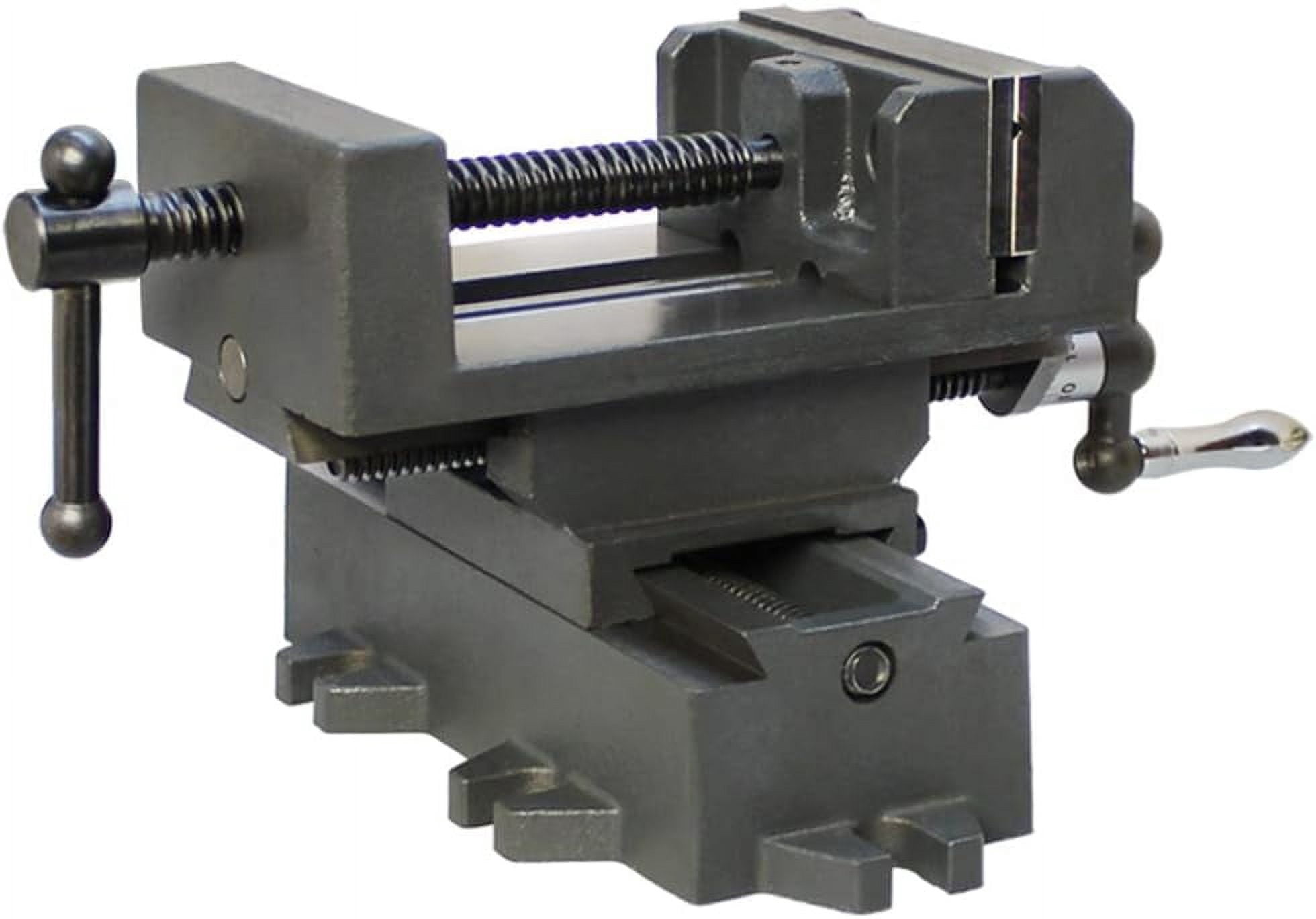 BHTOP Cross Slide Drill Vise - 2-Axis X-Y Compound Vise For Milling & Drilling, 80mm X 67mm Travel